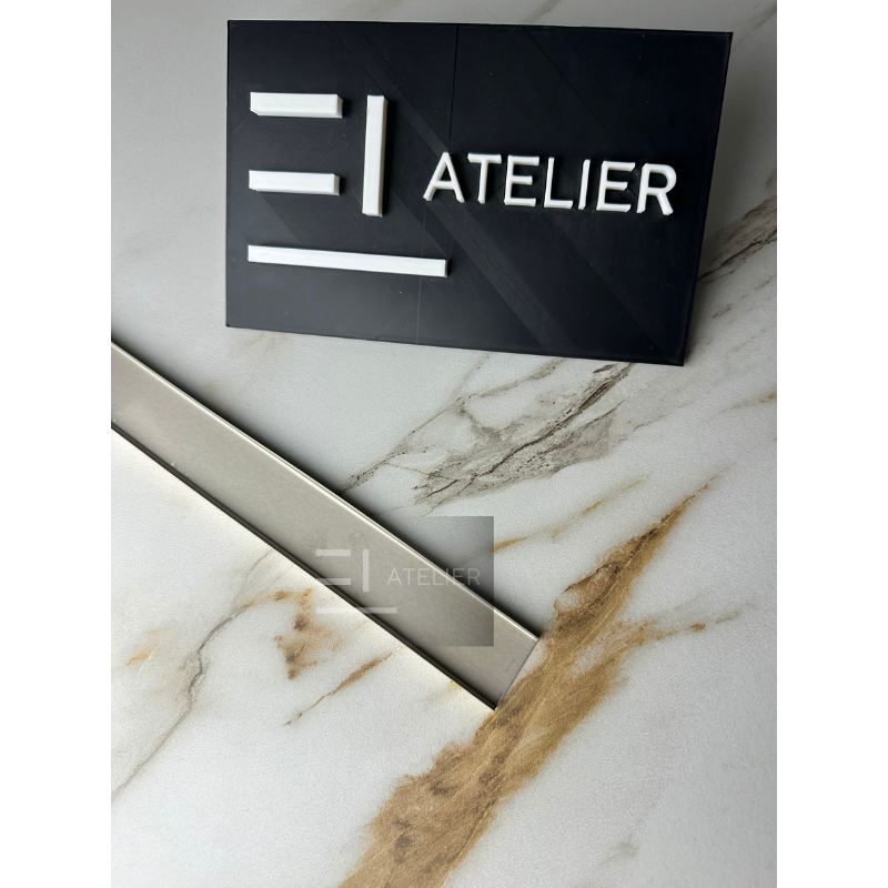 Profil U Inox Auriu Mat 15mm x 2700mm - EL Atelier