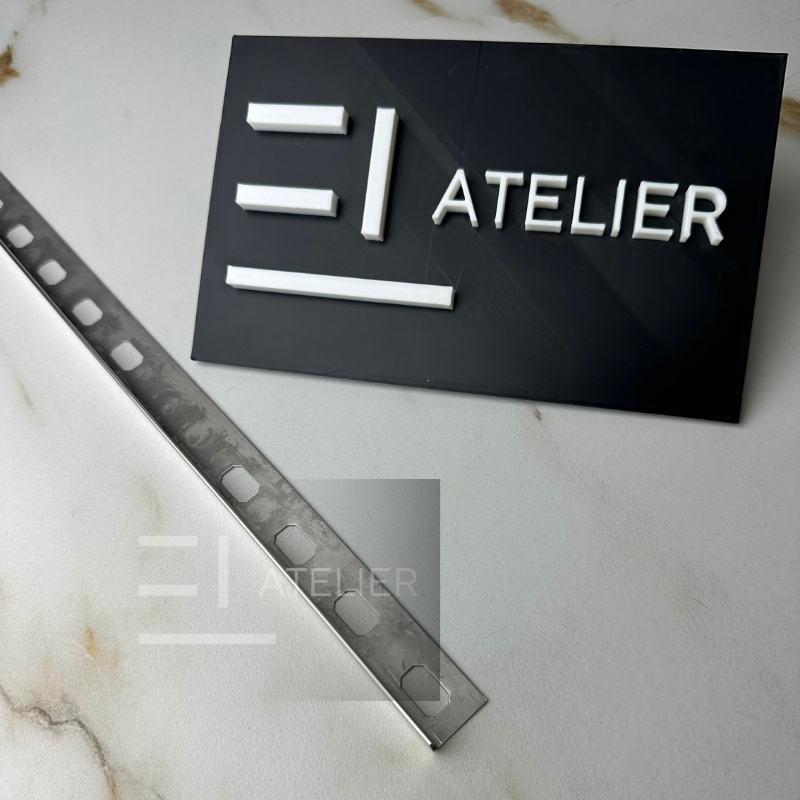 Profil Delimitare Gresie Faianta Finisaj Drept Inox Argintiu Mat 10mm x 2700mm