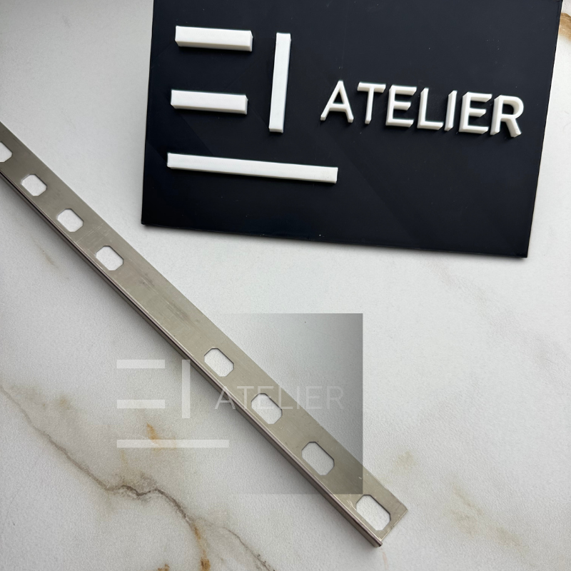 Profil Delimitare Gresie Faianta Finisaj Drept Inox Bronz (Rose-Gold) Lucios 10mm x 2700mm