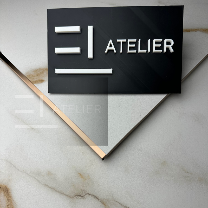 Profil Colt Exterior Inox Bronz ( Rose-Gold ) Mat 10mm x 2700mm - EL Atelier