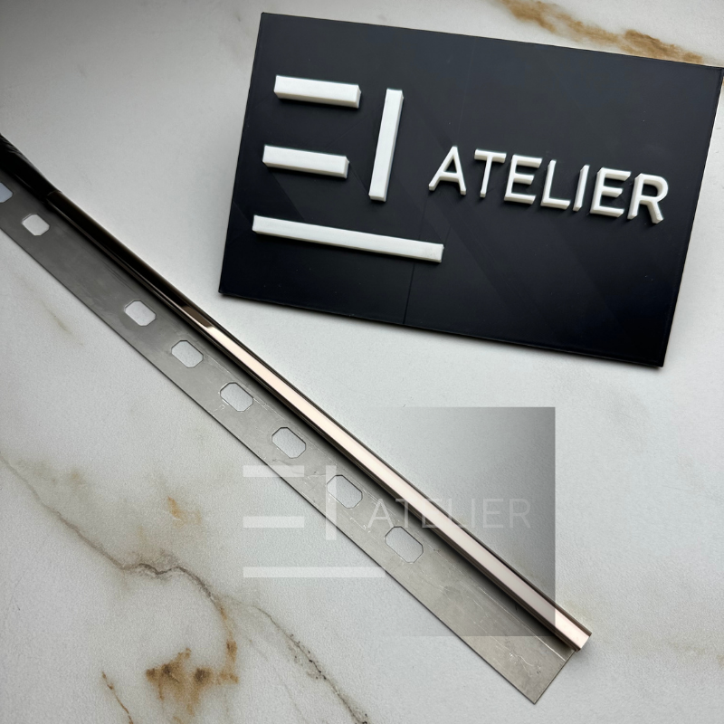 Profil Colt Exterior Rotund Inox Bronz (Rose-Gold) Lucios 10mm x 2700mm