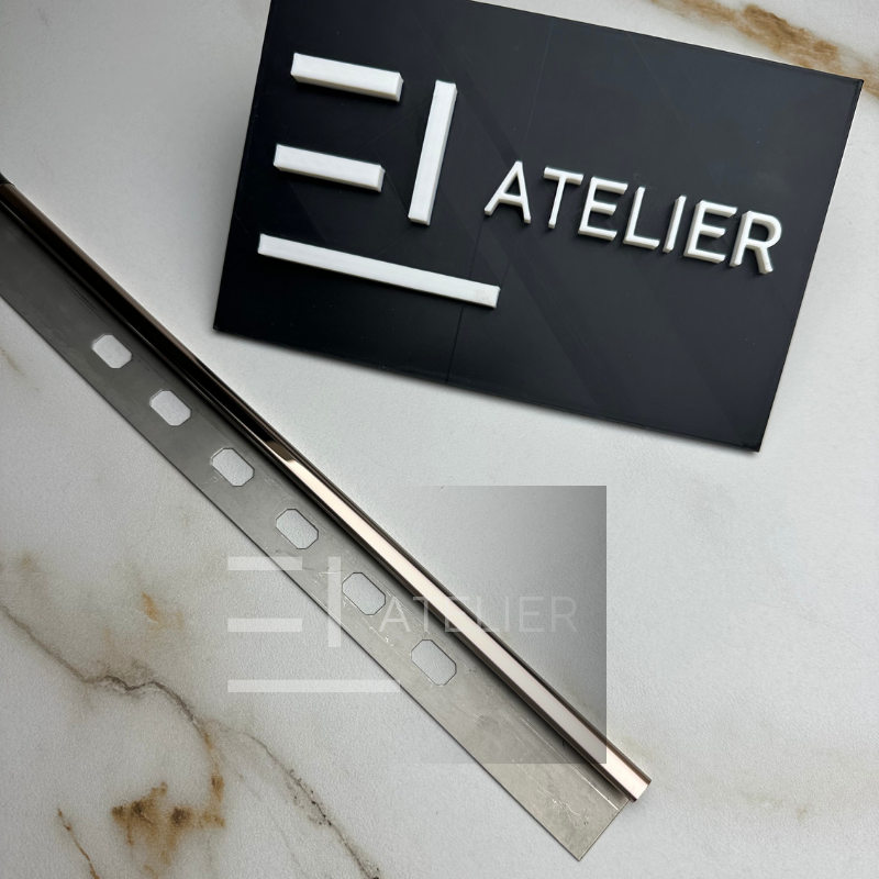 Profil Colt Exterior Rotund Inox Bronz (Rose-Gold) Lucios 10mm x 2700mm