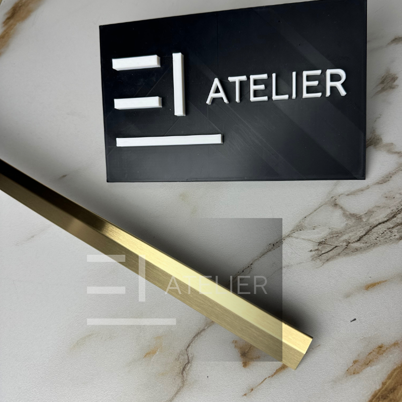 Profil trecere pantă nivelare inox auriu mat 10mm montaj profesional pardoseli