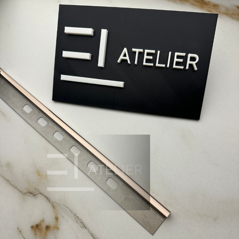 Profil Colt Exterior Rotund Inox Bronz (Rose-Gold) Lucios 10mm x 2700mm