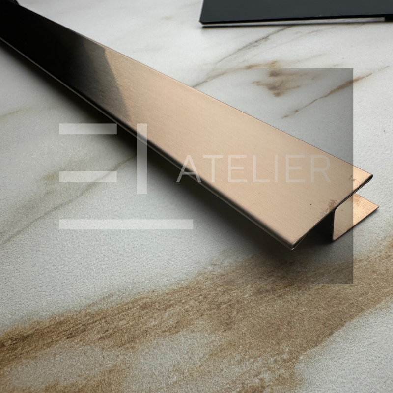 Profil Trecere Rose-Gold Inox Gresie