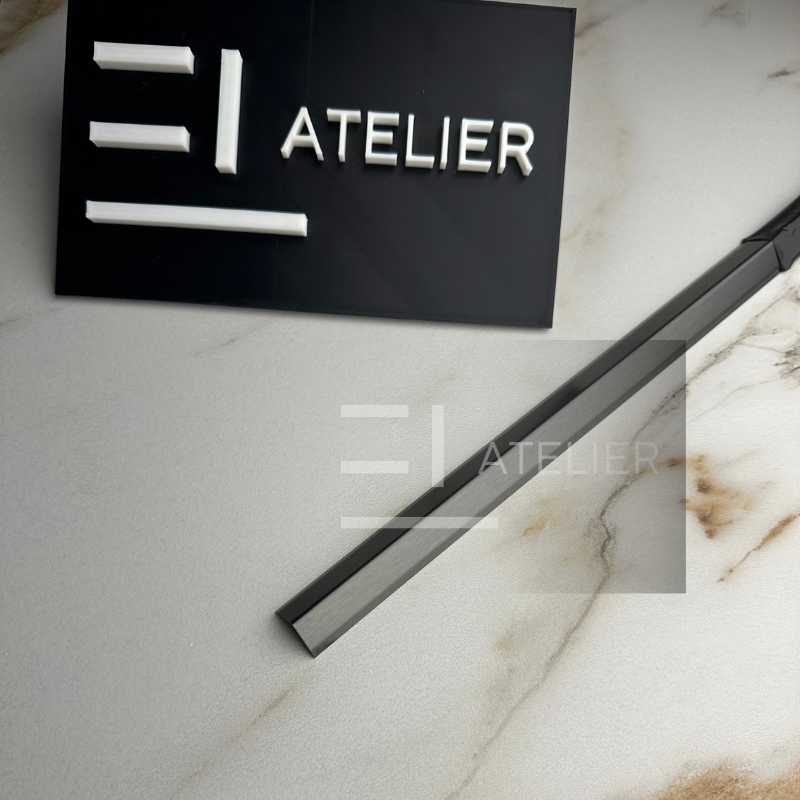Profil L Teșit Inox Negru Mat 30x30mm x 2700mm - EL Atelier