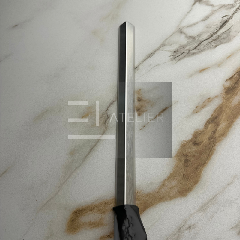 Profil L Teșit Inox Argintiu Mat 10x10mm x 2700mm - EL Atelier