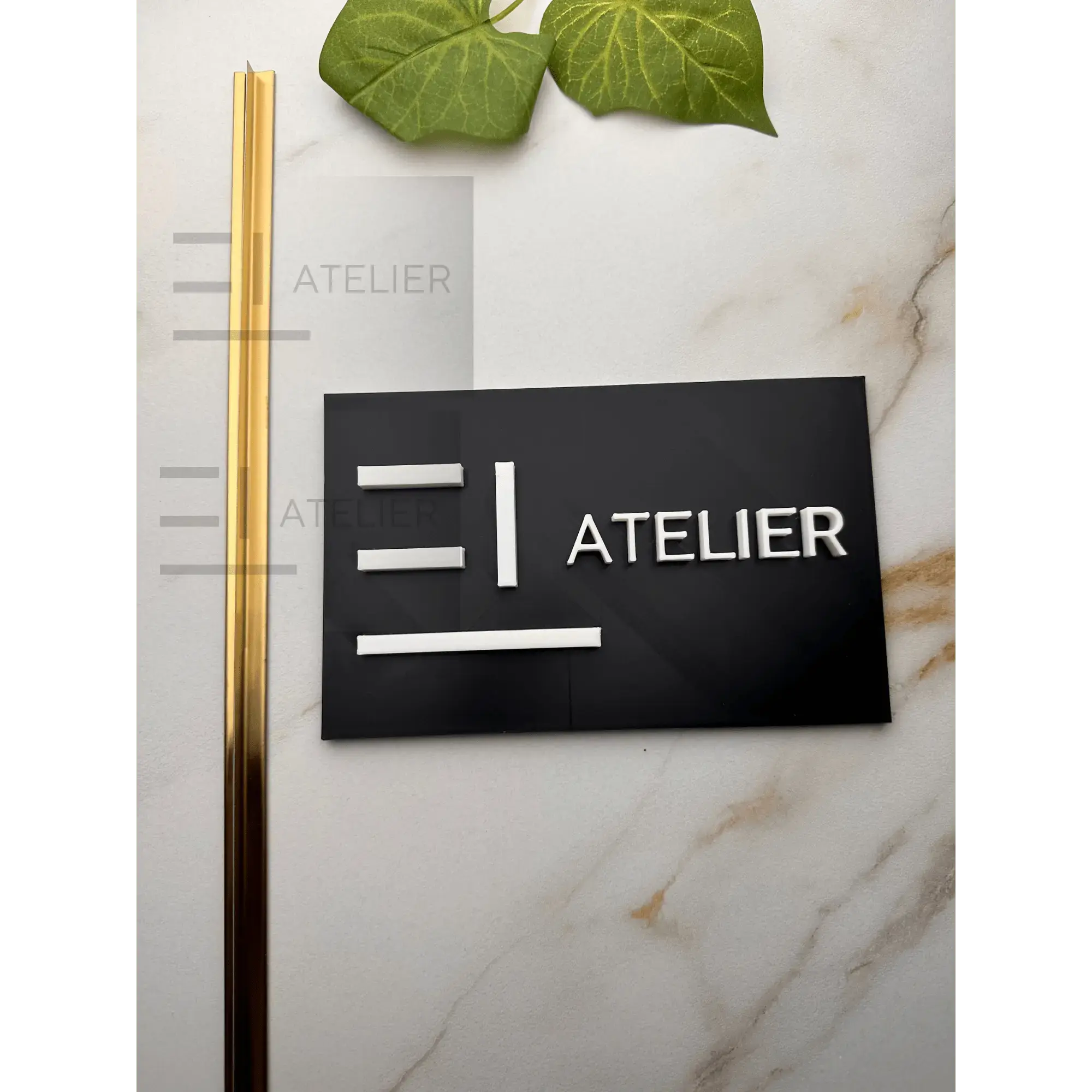 Profil T Inox Auriu Mat 15mm Design Luxos EL Atelier