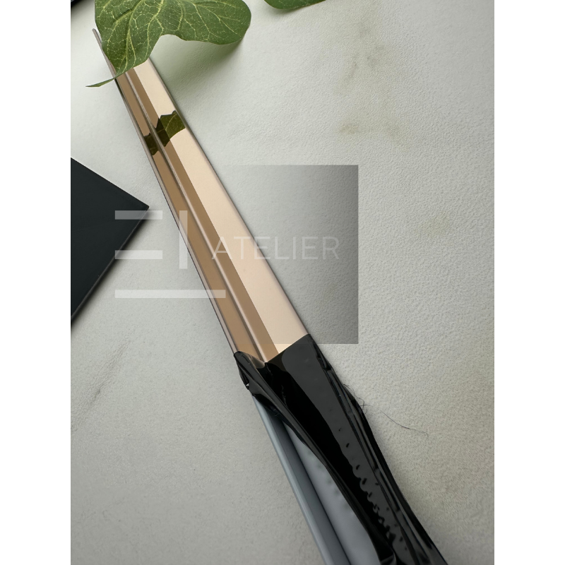 Profil L Interior Inox Bronz (Rose-Gold) Lucios 15x15mm x 2700mm - EL Atelier