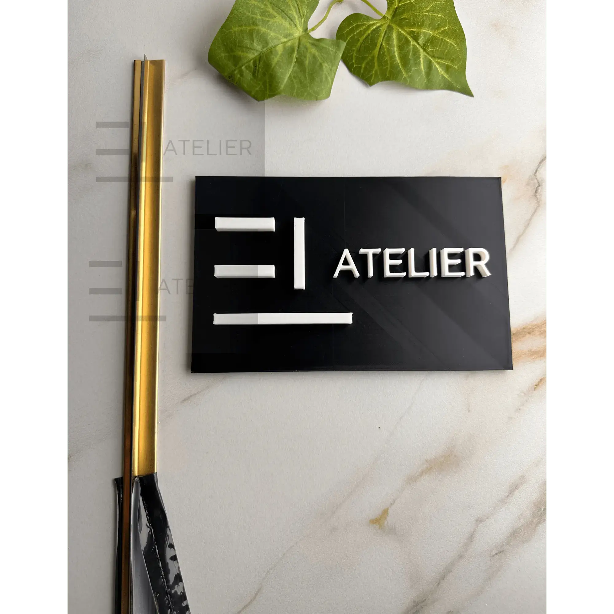 Profil Trecere T Auriu Lucios EL Atelier