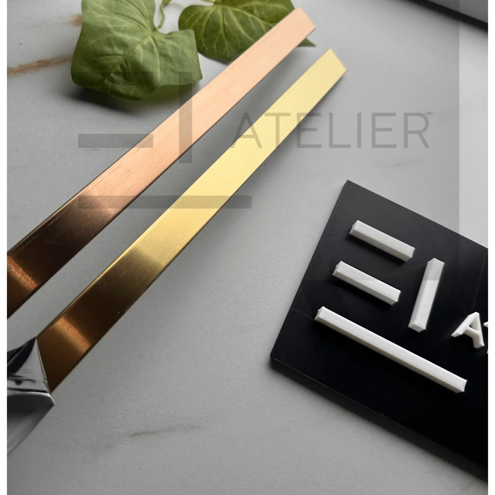 Profil Trecere Auriu,Bronz Mat EL Atelier