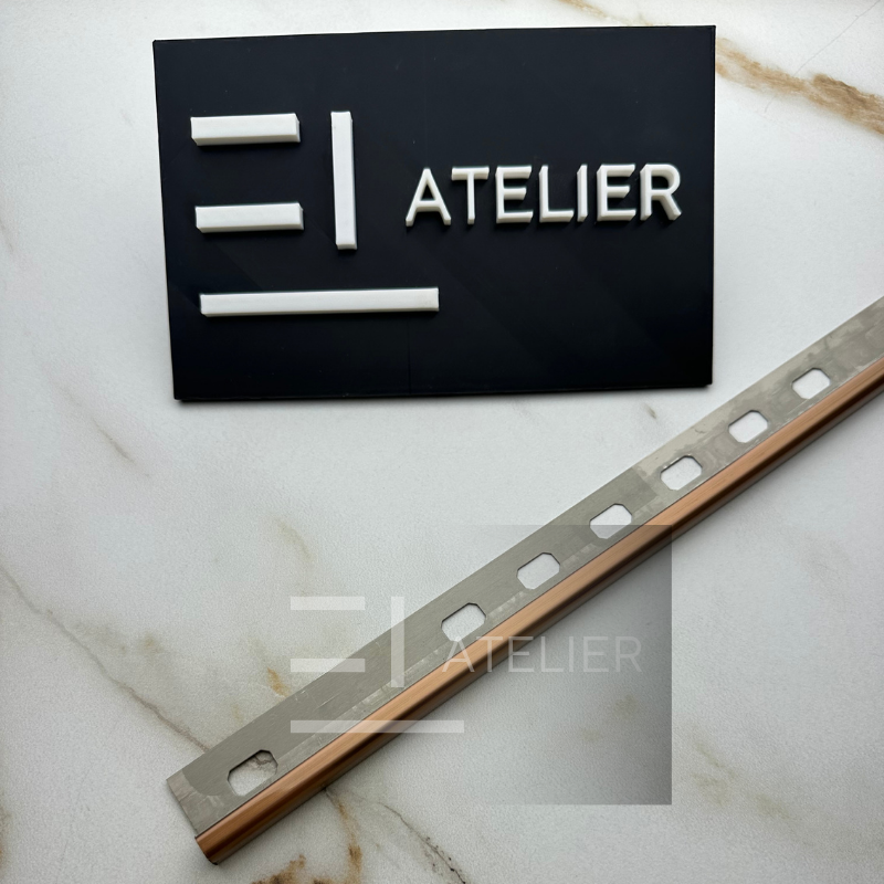 Profil Colt Exterior Rotund Inox Bronz Mat 10mm x 2700mm
