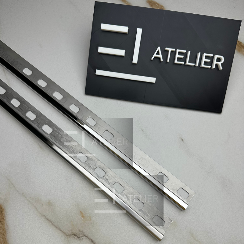 Profil Colt Exterior Rotund Inox Argintiu Mat 10mm x 2700mm