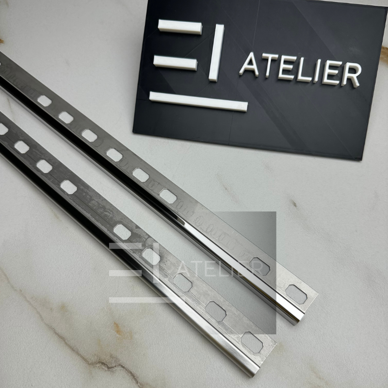 Profil Colt Exterior Rotund Inox Argintiu Mat 10mm x 2700mm