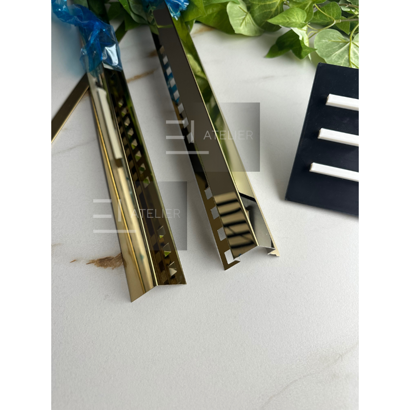 Profil Inox L Colt Gresie 25x25mm x 2700mm