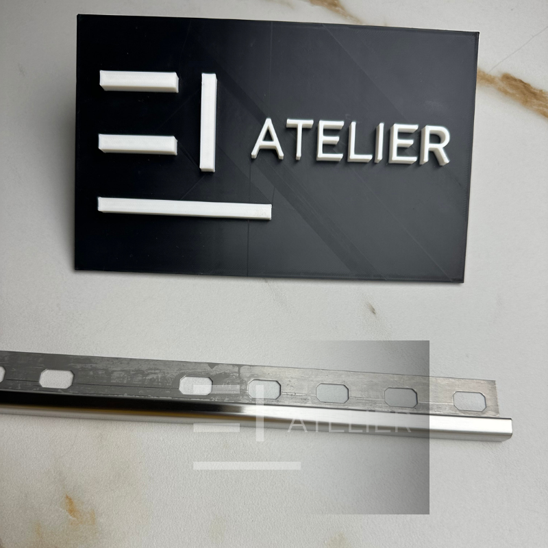 Profil Colt Exterior Rotund Inox Argintiu Mat 10mm x 2700mm