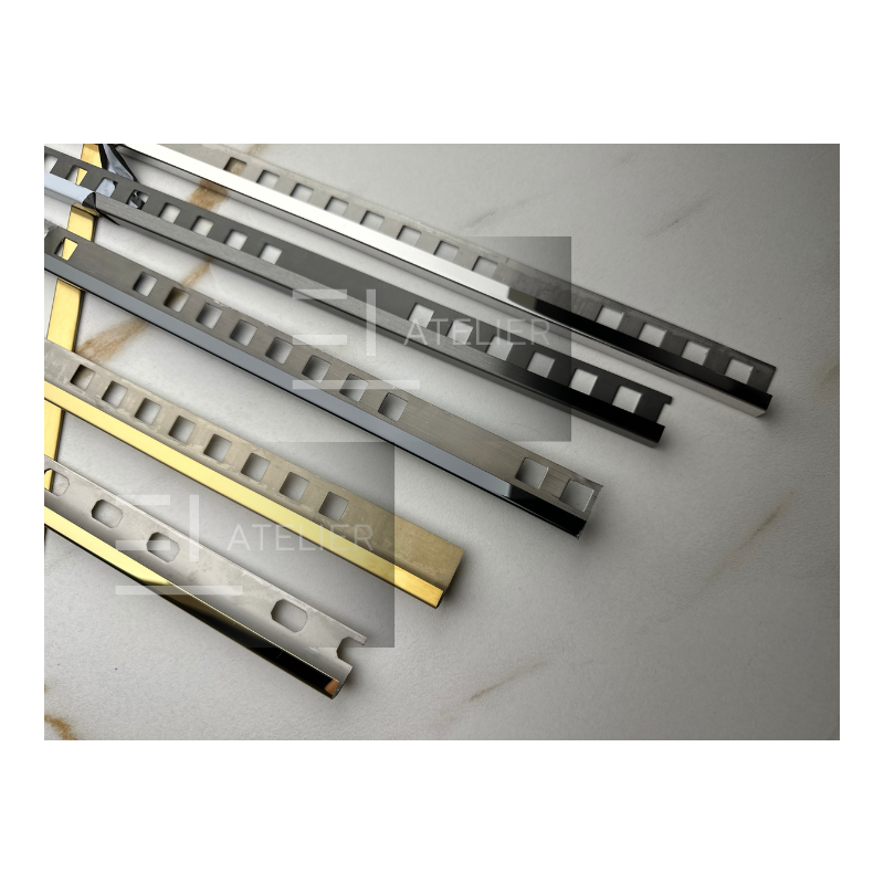 Profil Colt Exterior Inox Negru Mat 10mm x 2700mm - EL Atelier