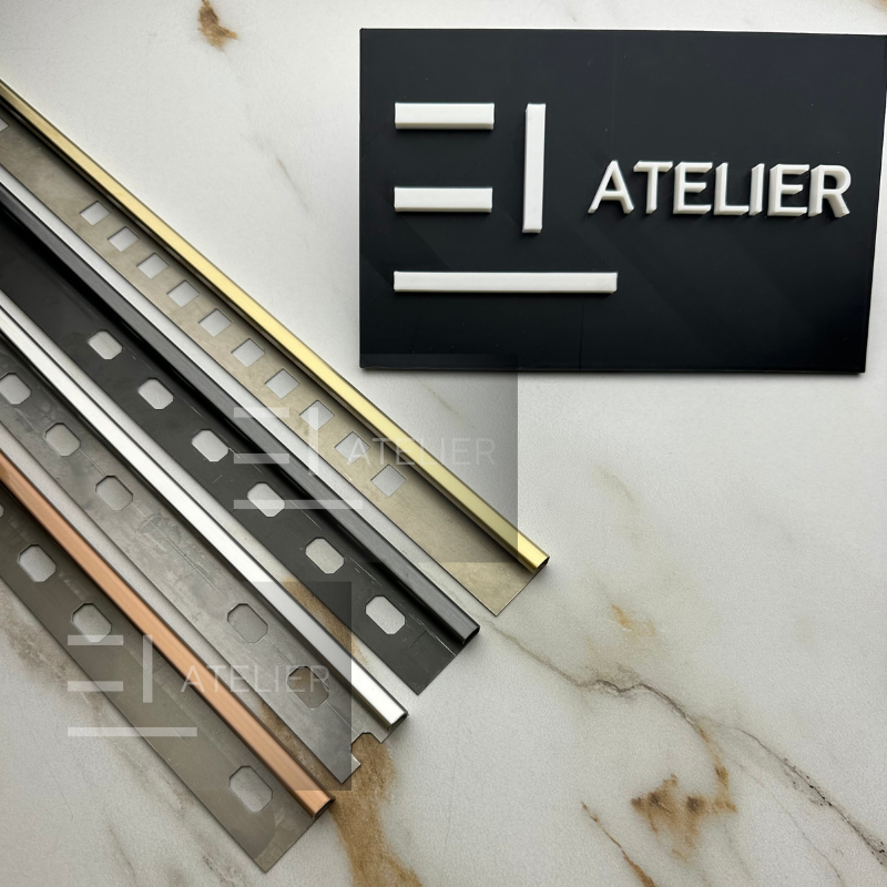 Profil Colt Exterior Rotund Inox Bronz Mat 10mm x 2700mm