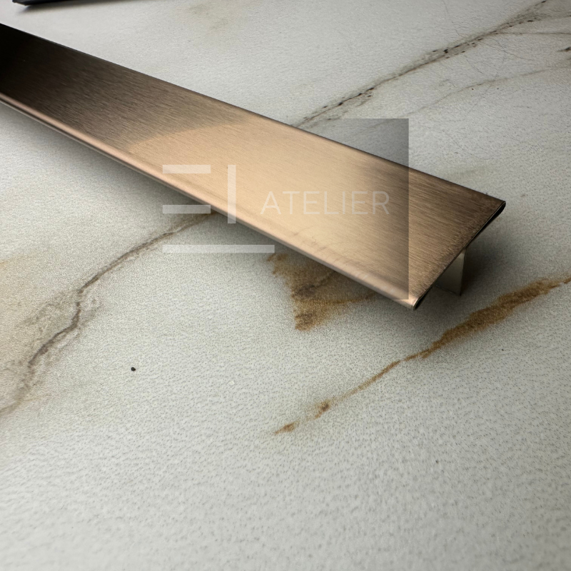 Profil T Inox Bronz ( Rose-Gold ) Mat 20mm x 2700mm - EL Atelier