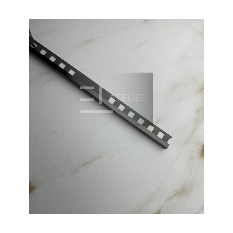 Profil Colt Exterior Inox Negru Mat 10mm x 2700mm - EL Atelier