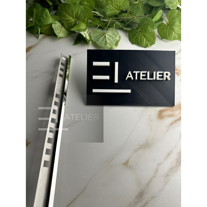 Profil Colt Exterior Inox Argintiu Lucios 10mm x 2700mm - EL Atelier