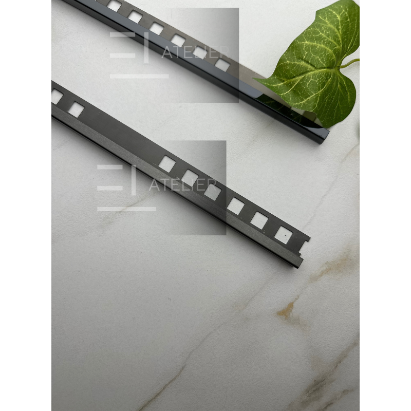 Profil Colt Exterior Inox Negru Mat 10mm x 2700mm - EL Atelier