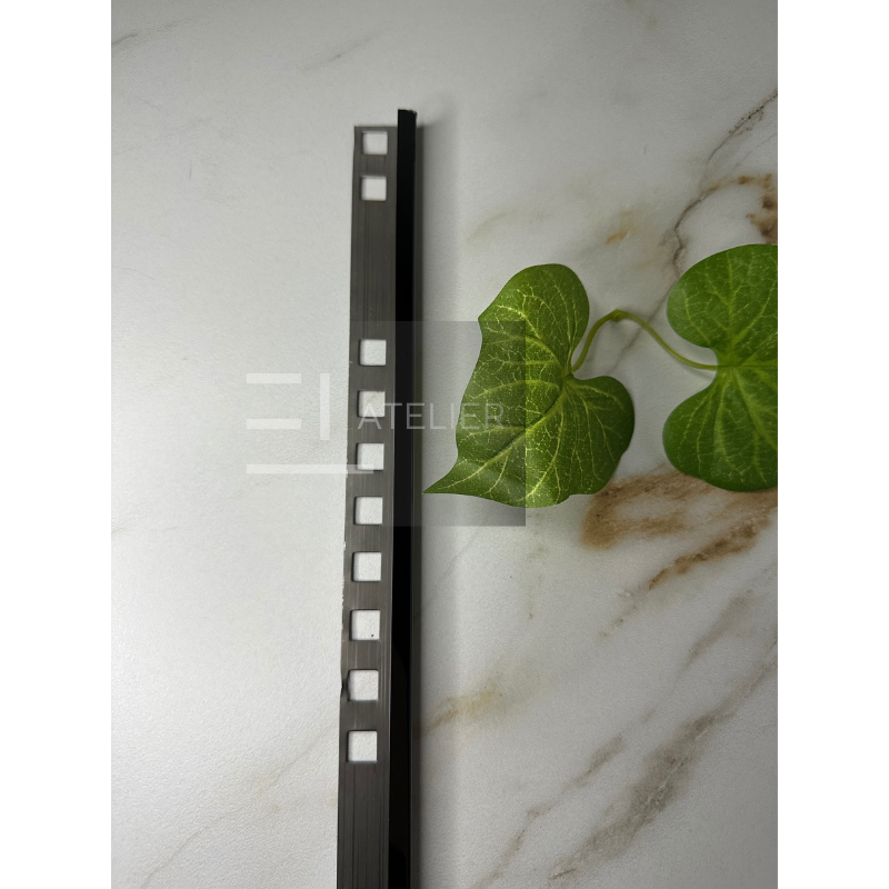 Profil Colt Exterior Inox Negru Lucios 10mm x 2700mm - EL Atelier