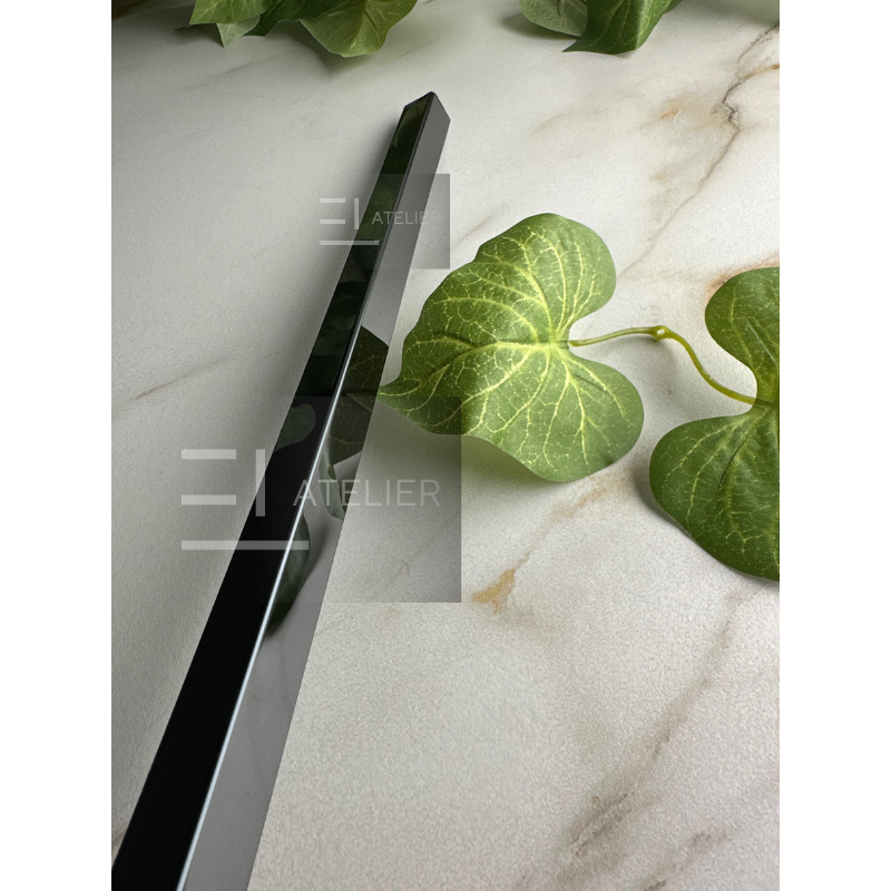 Profil L Inox Negru Lucios 15x15mm x 2700mm - EL Atelier