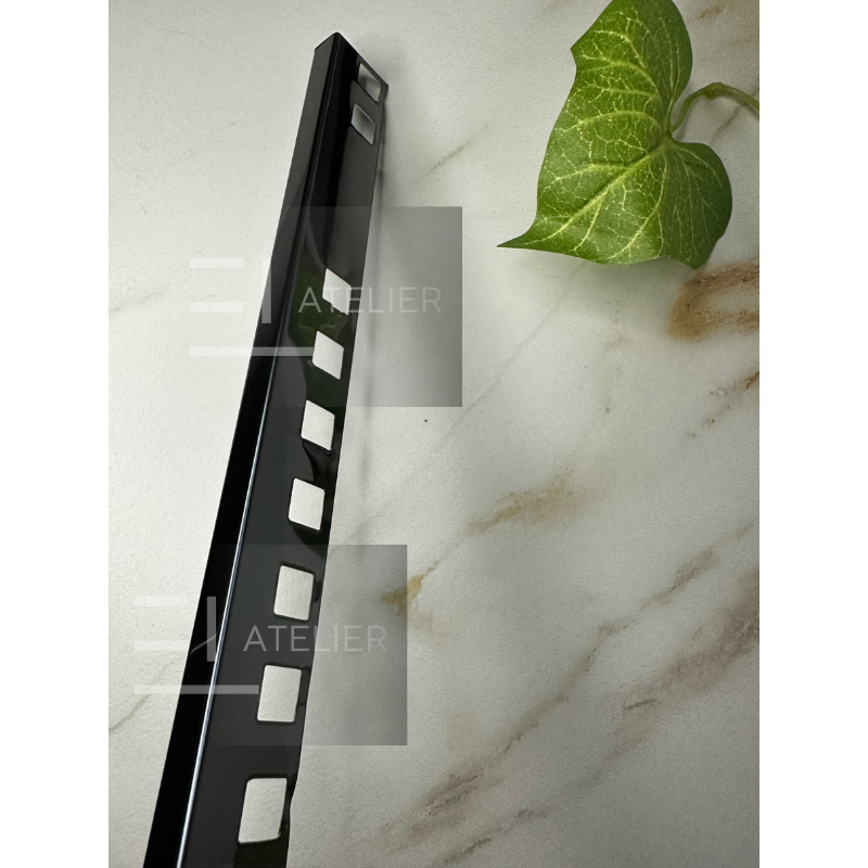 Profil Colt Exterior Inox Negru Lucios 10mm x 2700mm - EL Atelier