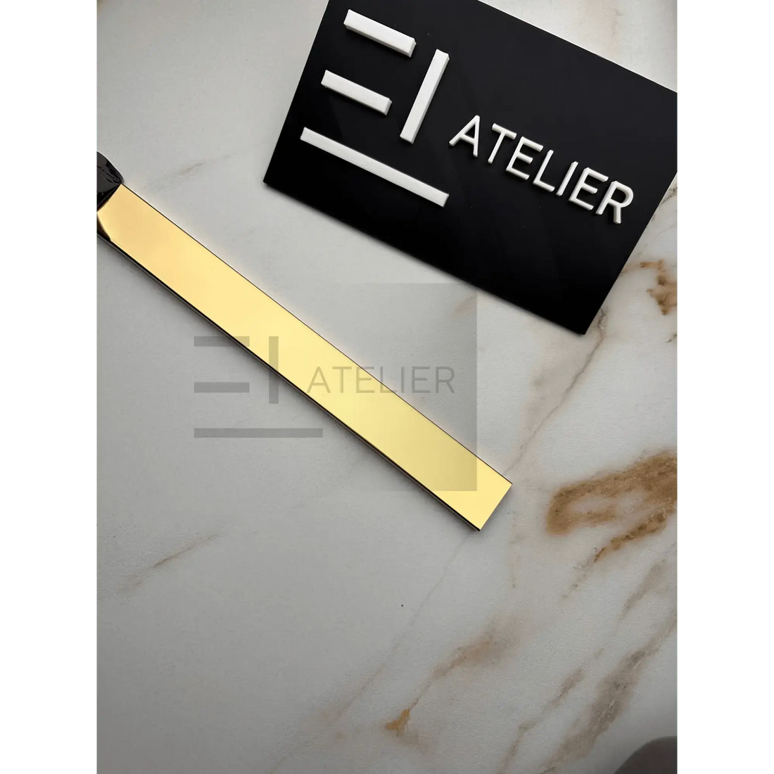 Profil Inox U Auriu Lucios EL Atelier
