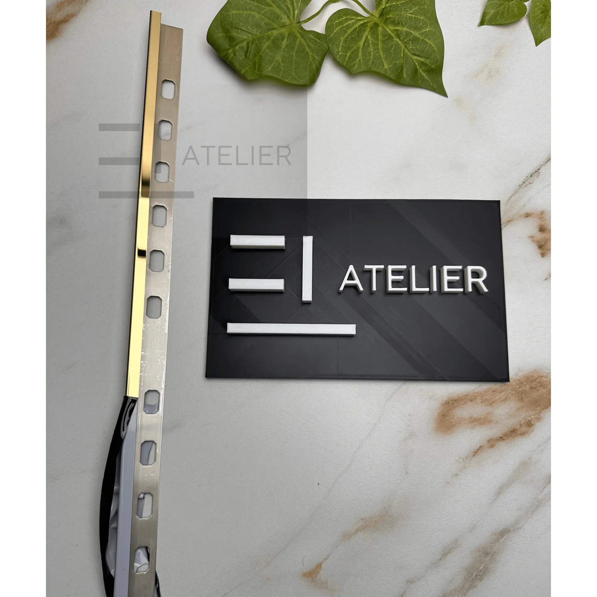 Profil Gresie 10mm Auriu Lucios EL Atelier pentru Decor interior exterior