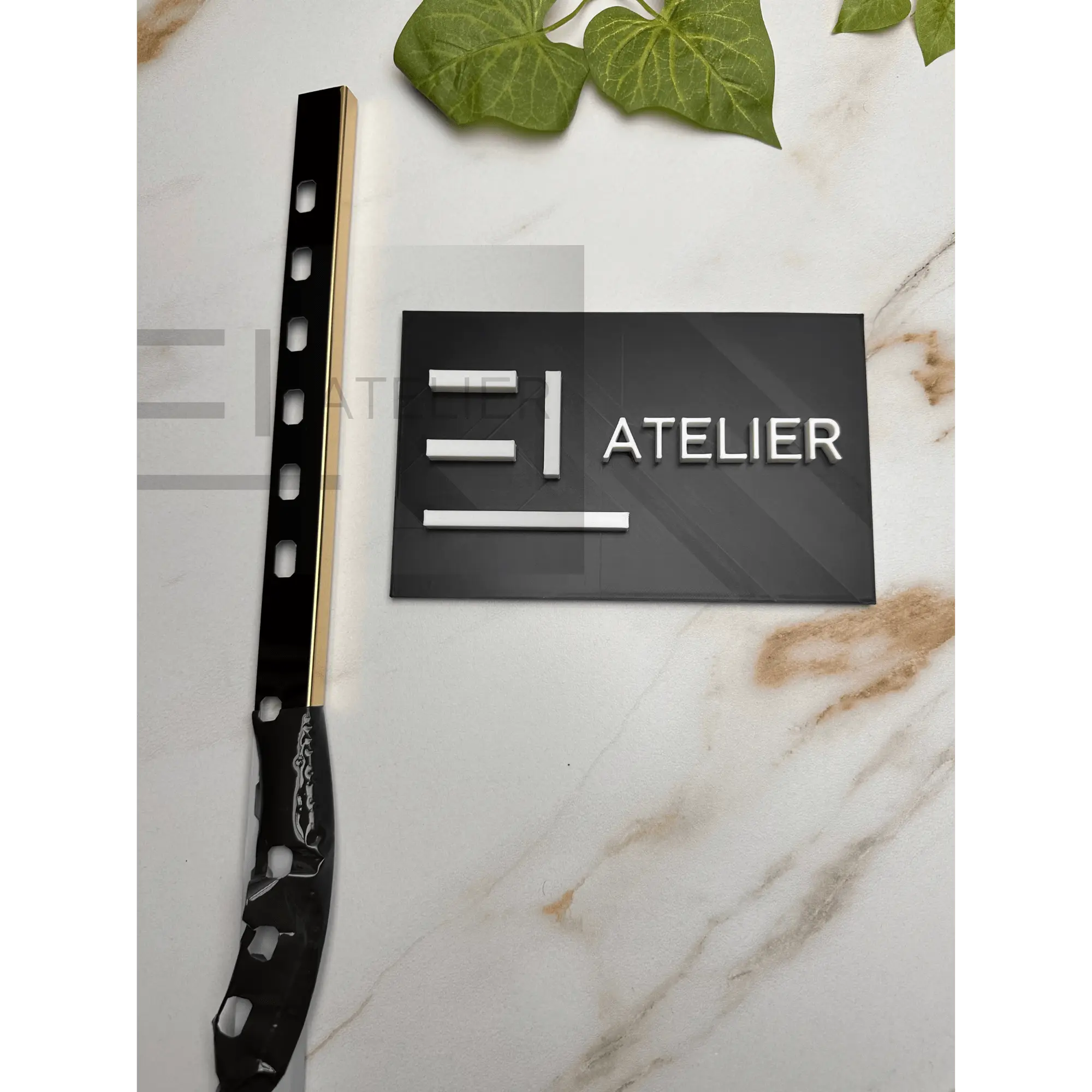 Profil Gresie 10mm Auriu Lucios EL Atelier