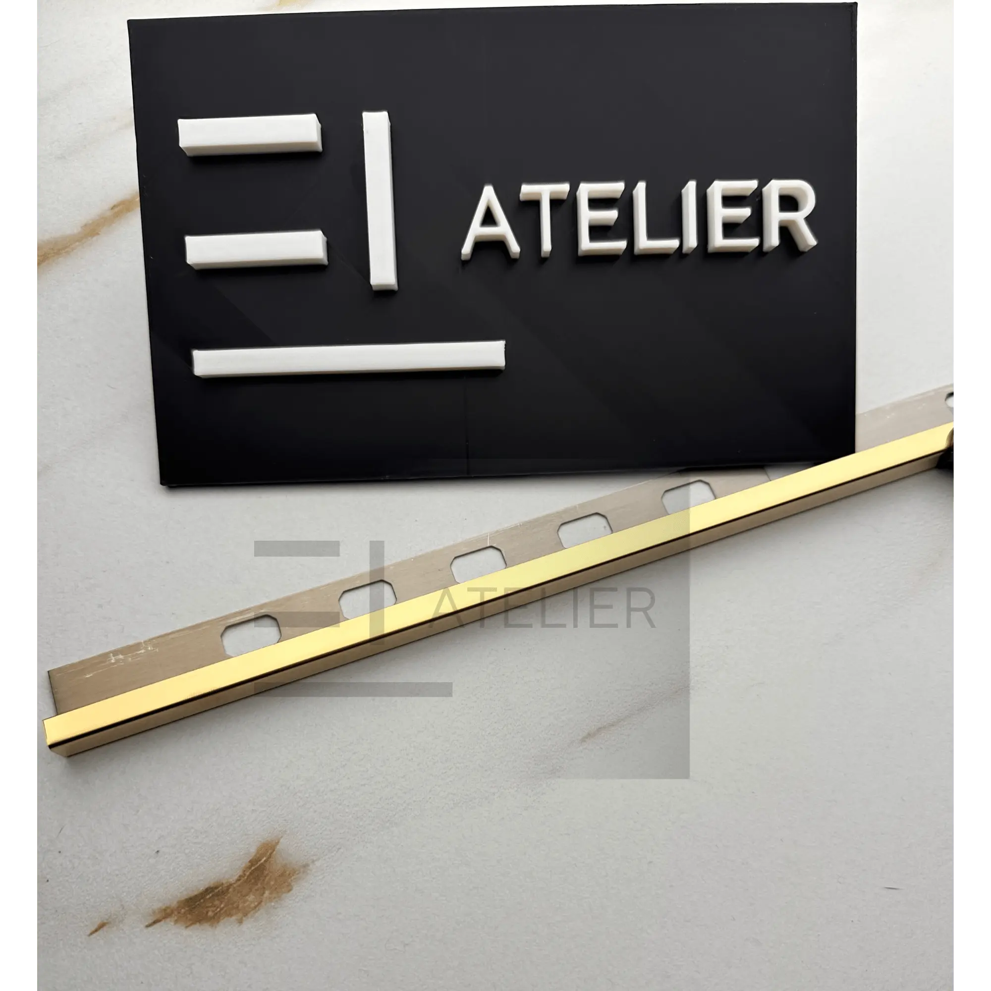 Profil Gresie auriu lucios 10mm