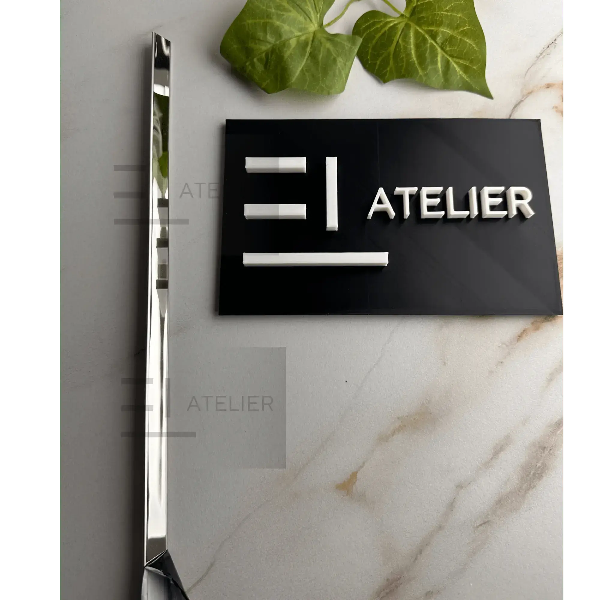 Profil T Inox Argintiu Lucios EL Atelier - decor interior