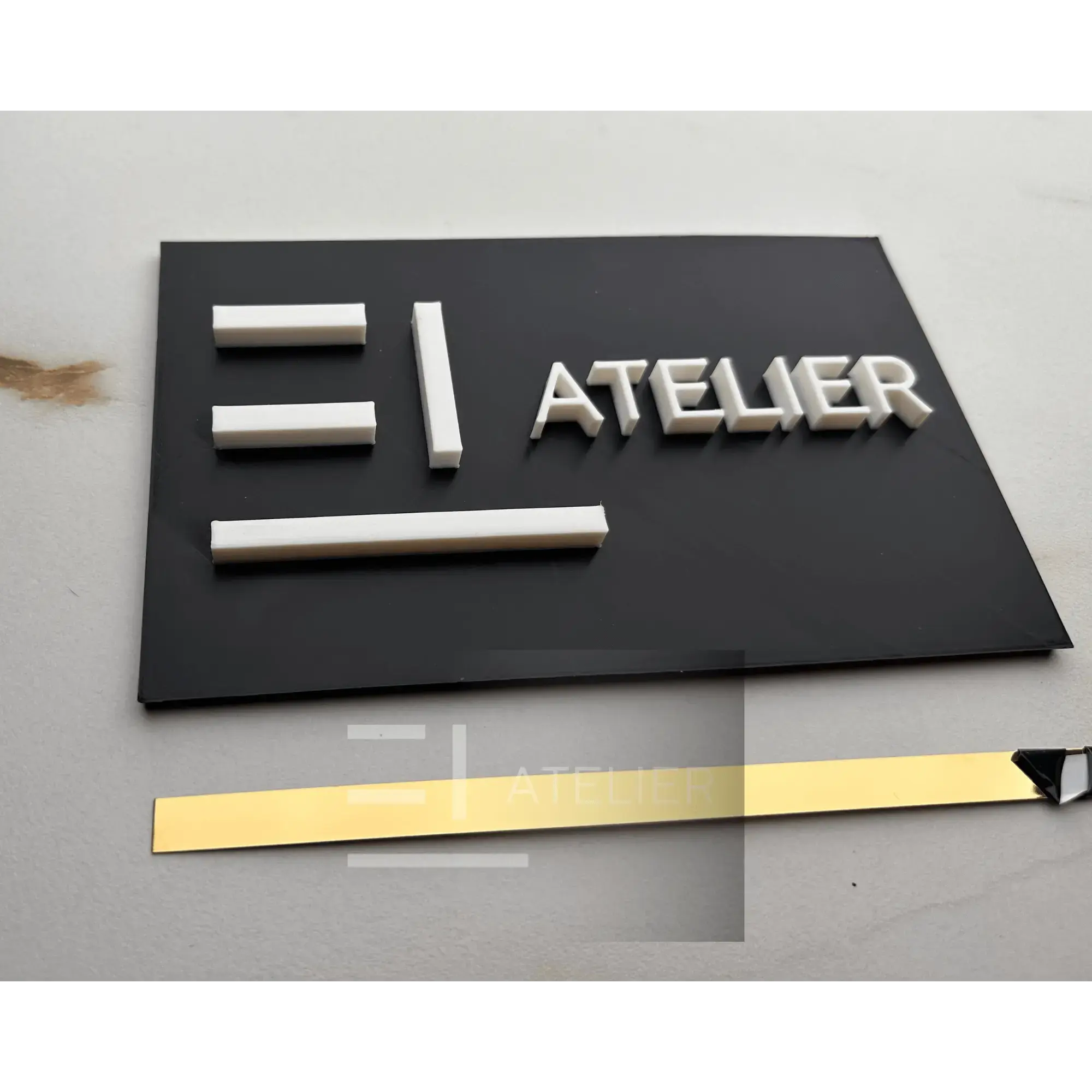 Profil Platbanda Inox Auriu EL Atelier