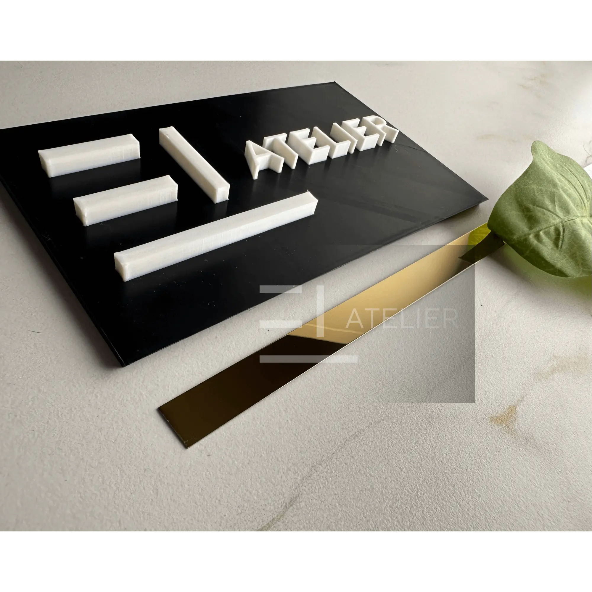 Profil decorativ inox auriu lucios