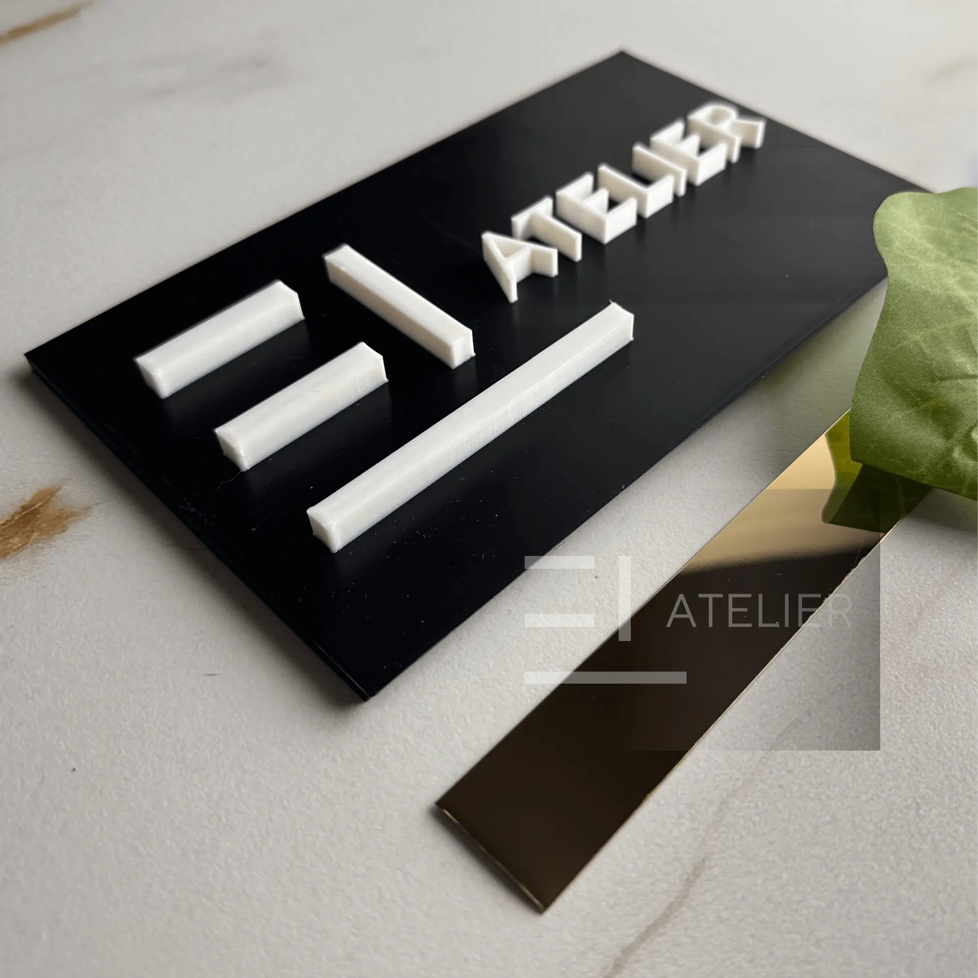 Platbanda Inox Auriu Lucios Perete Mobilier