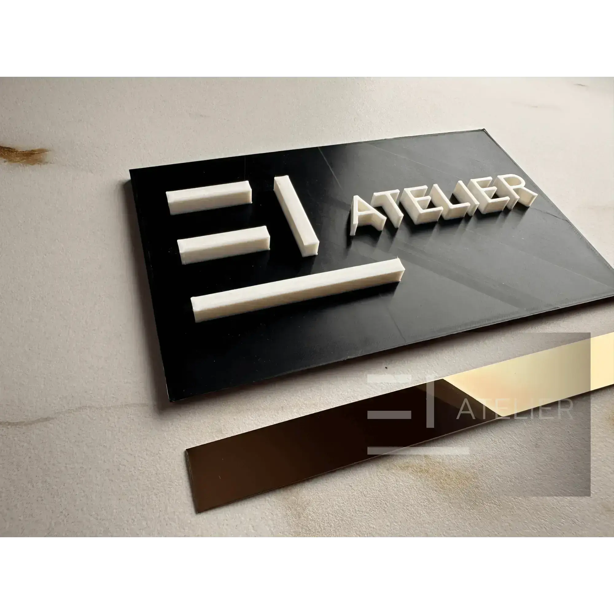 Profil Decorativ Pereti si Mobilier Bronz (Rose-Gold) Lucios EL Atelier