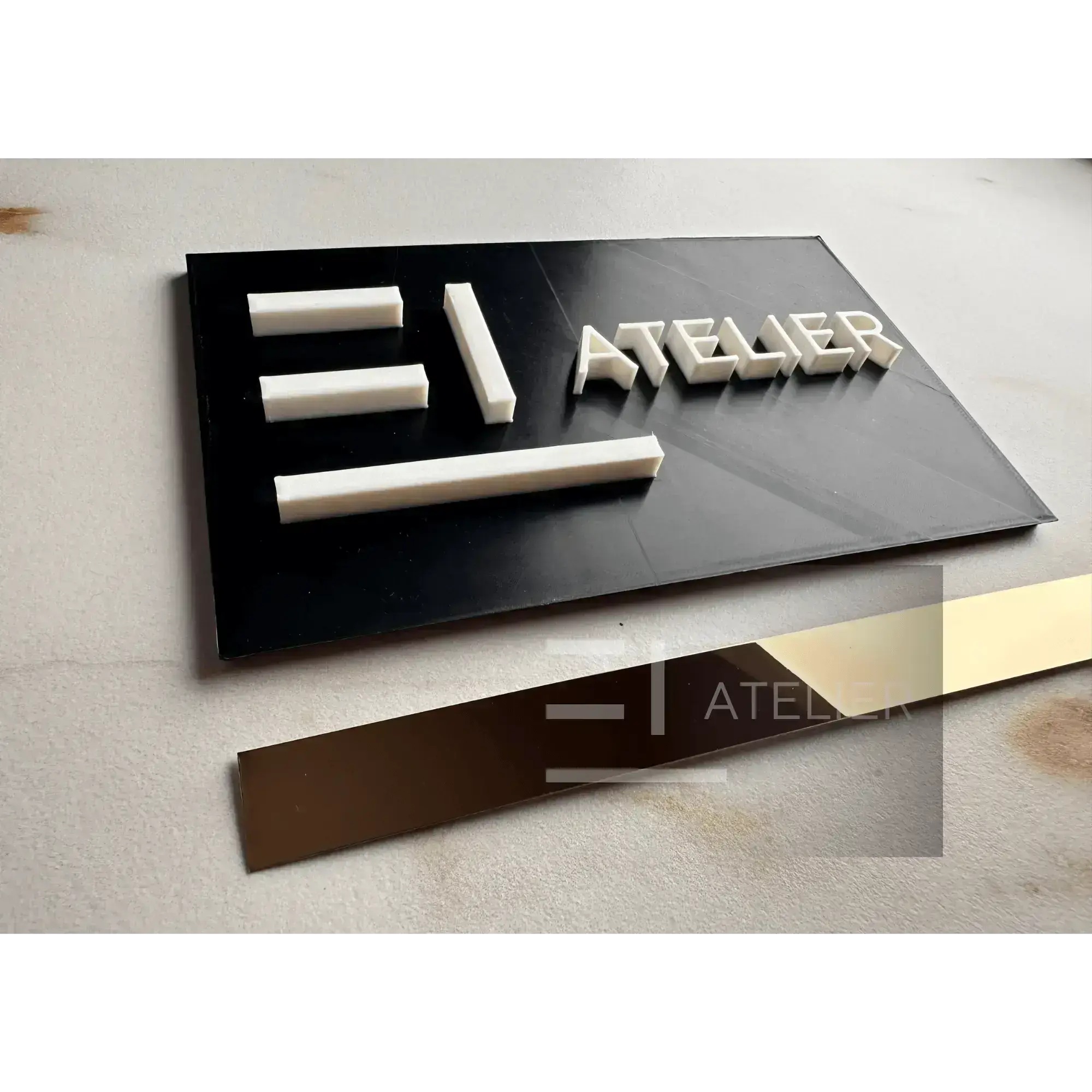 Profil Decorativ din Inox Platbanda pentru design interior si exterior Bronz (Rose-Gold) Lucios EL Atelier