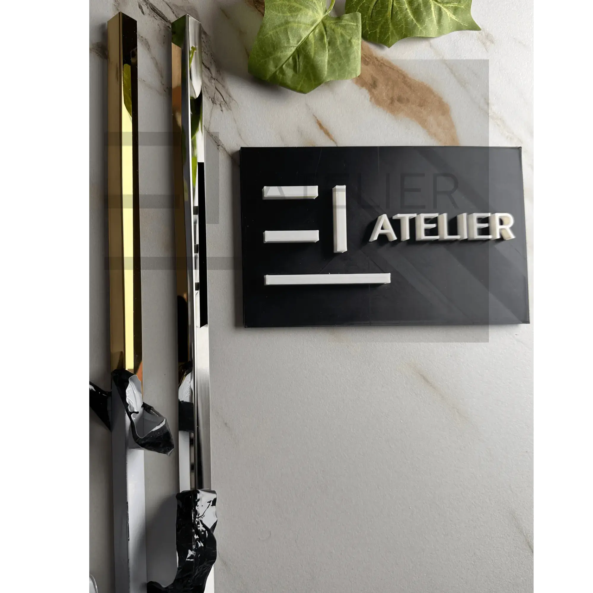 Profil Colt 15x15 Auriu Argintiu Oglinda EL Atelier