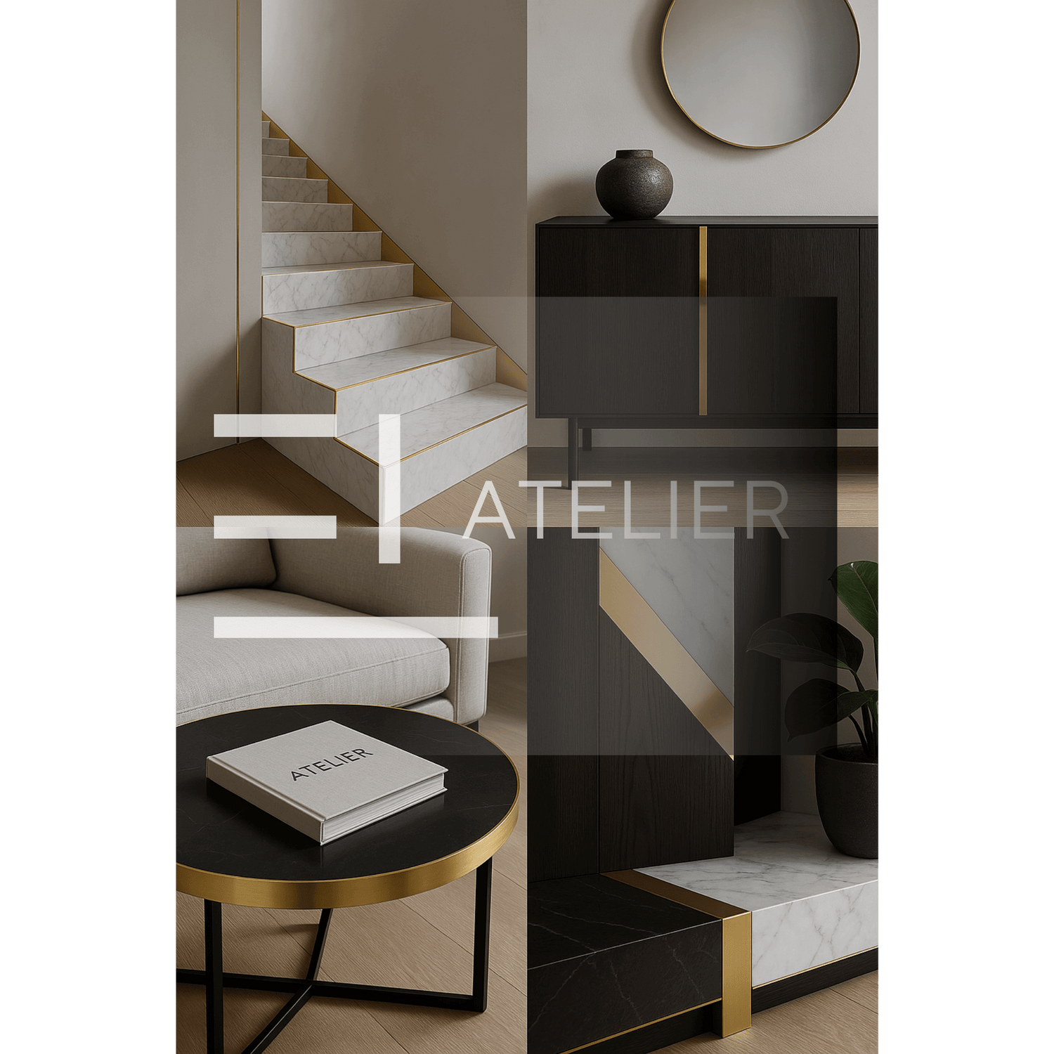 Profil Platbanda Inox Auriu EL Atelier