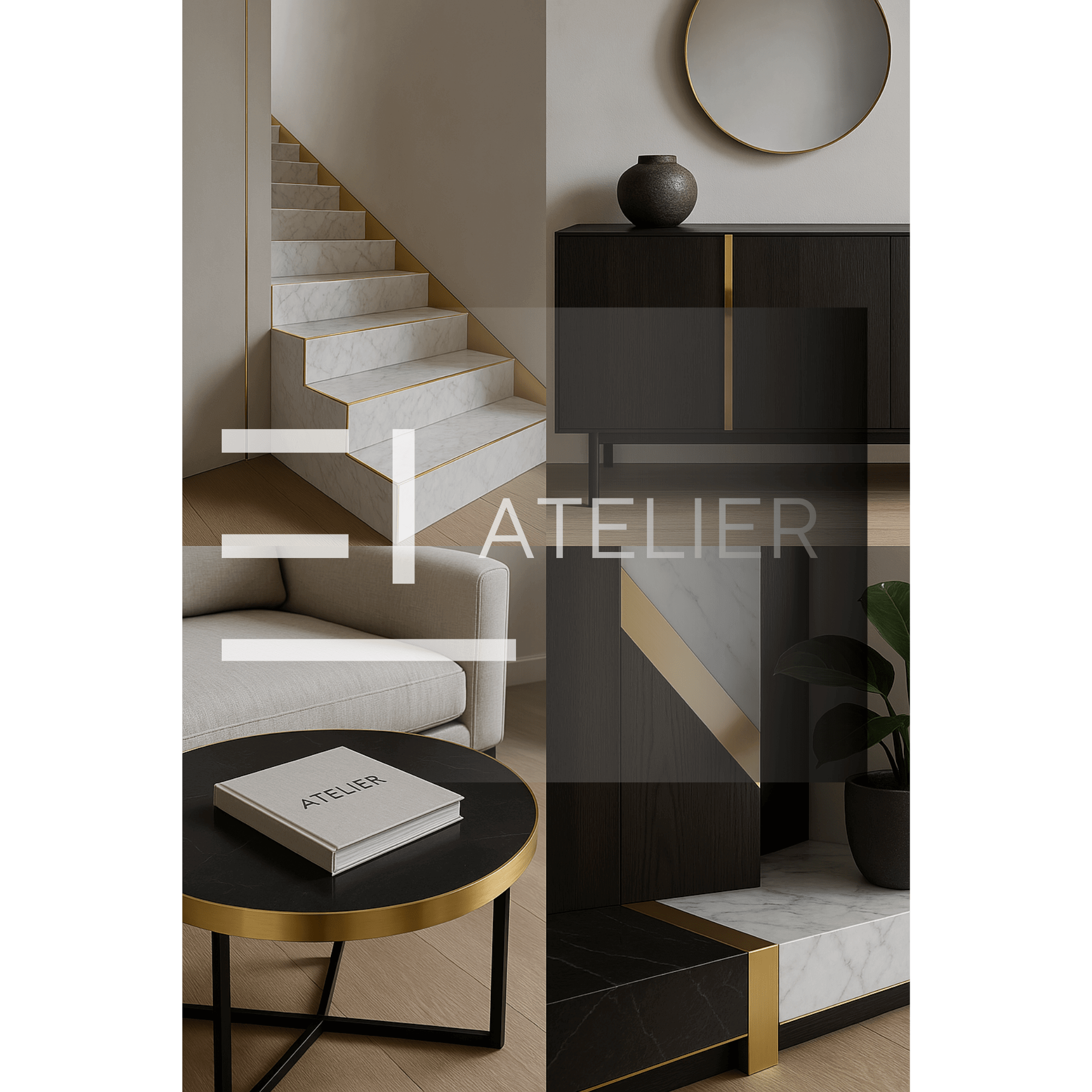 Profil Platbanda Inox Auriu EL Atelier