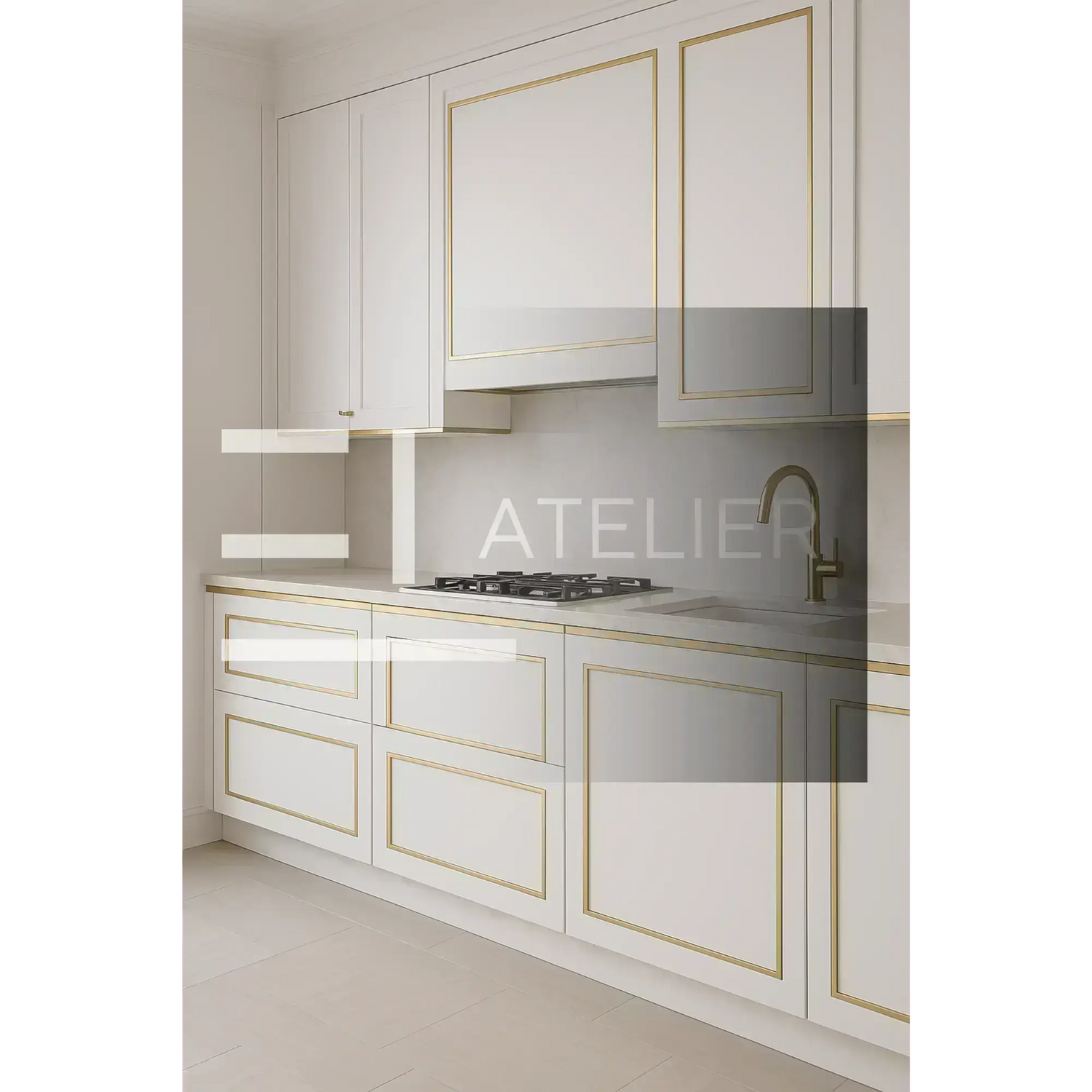 Exemplu Utilizare Profil Platbanda Negru EL ATELIER Mobilier Bucatarie