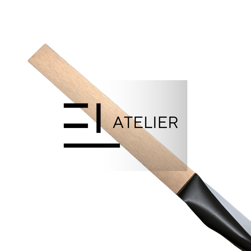 Profil Platbanda Inox Bronz ( Rose-Gold ) Mat Amenajari Interioare Decor Lux Premium - EL Atelier