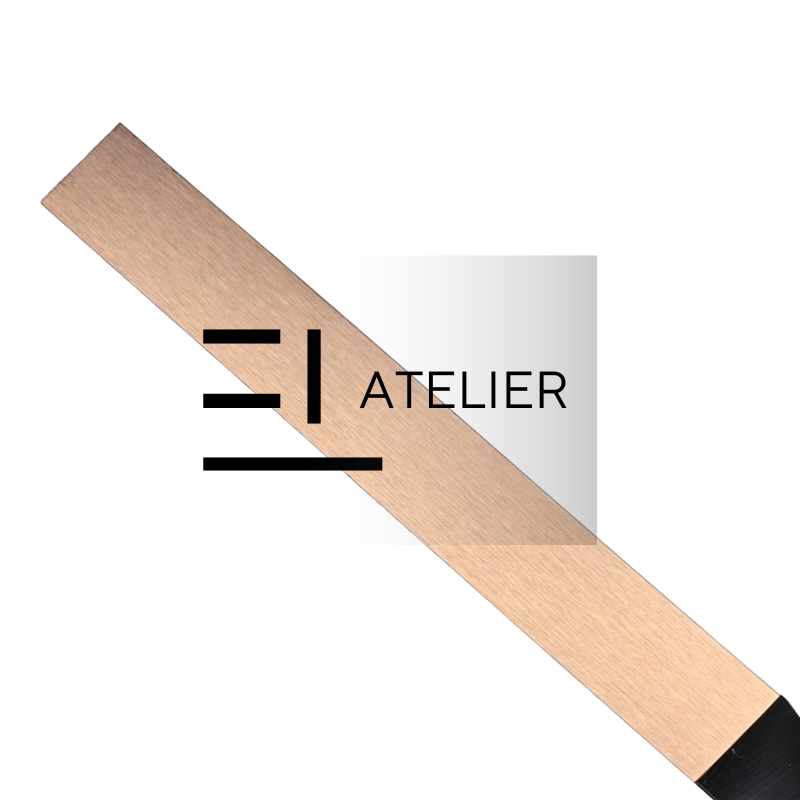 Profil Platbanda Inox Bronz ( Rose-Gold ) Mat Amenajari Interioare Decor Lux Premium - EL Atelier