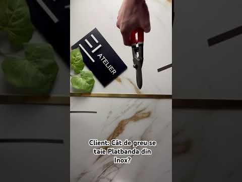 Profil Inox Platbanda Taiere Foarfeca Tabla Dreapta - EL Atelier